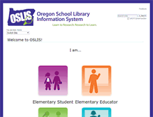 Tablet Screenshot of oslis.org